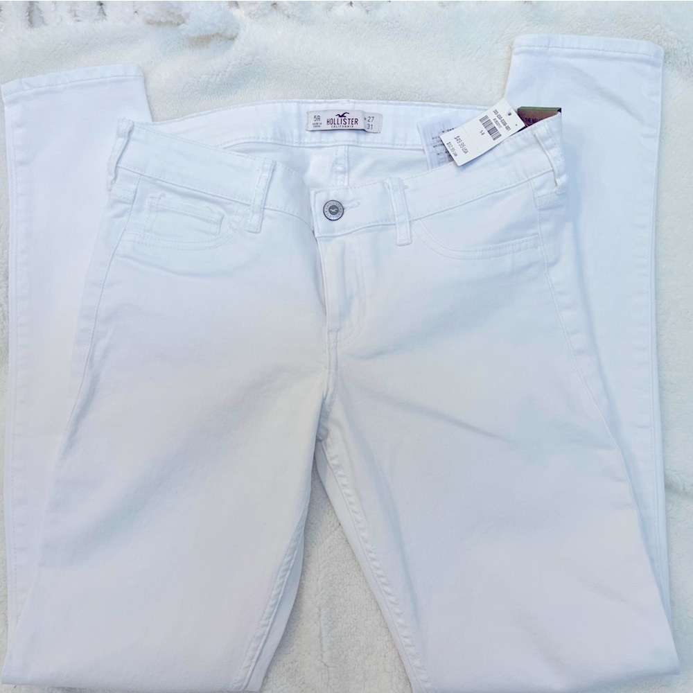 🆕🛍️Hollister supper skinny jeans white 5R🛍️🆕